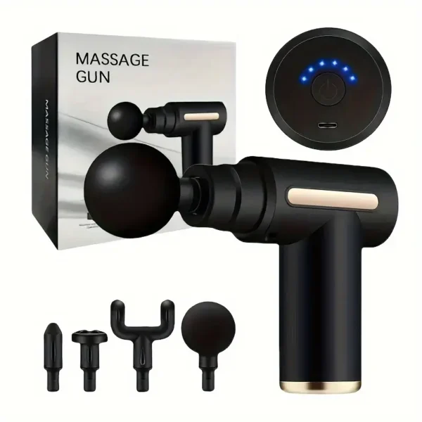 Portable Fascia Massage Gun – LED Touchscreen